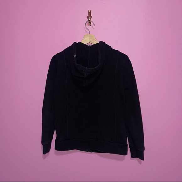 Figs Hoodie Women's Size Extra Small Black On-Shift Full Zip Sweater Hooded - Picture 9 of 13